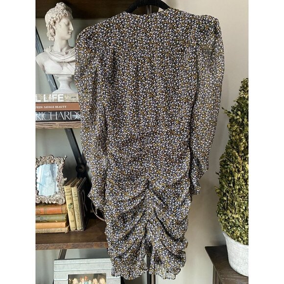 ASTR The Label Ruched Long Sleeve Minidress Black Women's Size XS - Picture 12 of 12